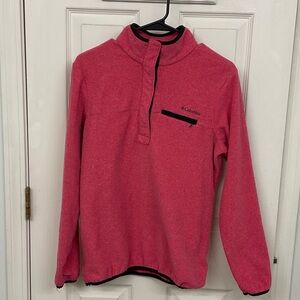 Columbia Quarter-Snap Closure Fleece Pullover: M
